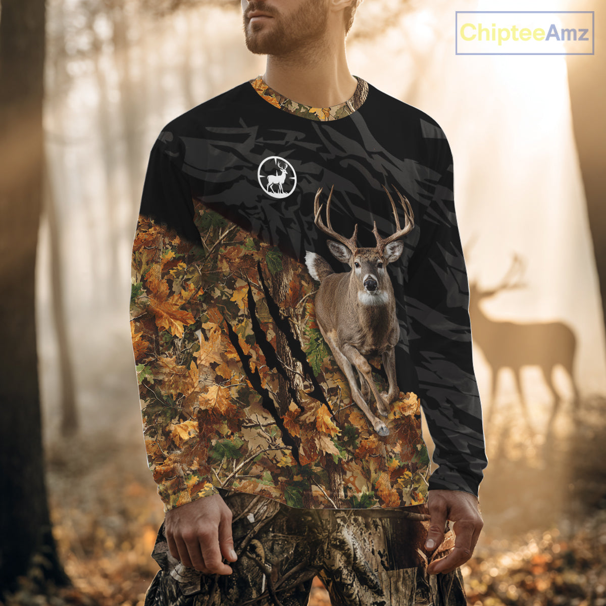 Deer Hunting Big Game Camo Custom Name 3D All Over Print Shirts, Hunting Gifts NHT196