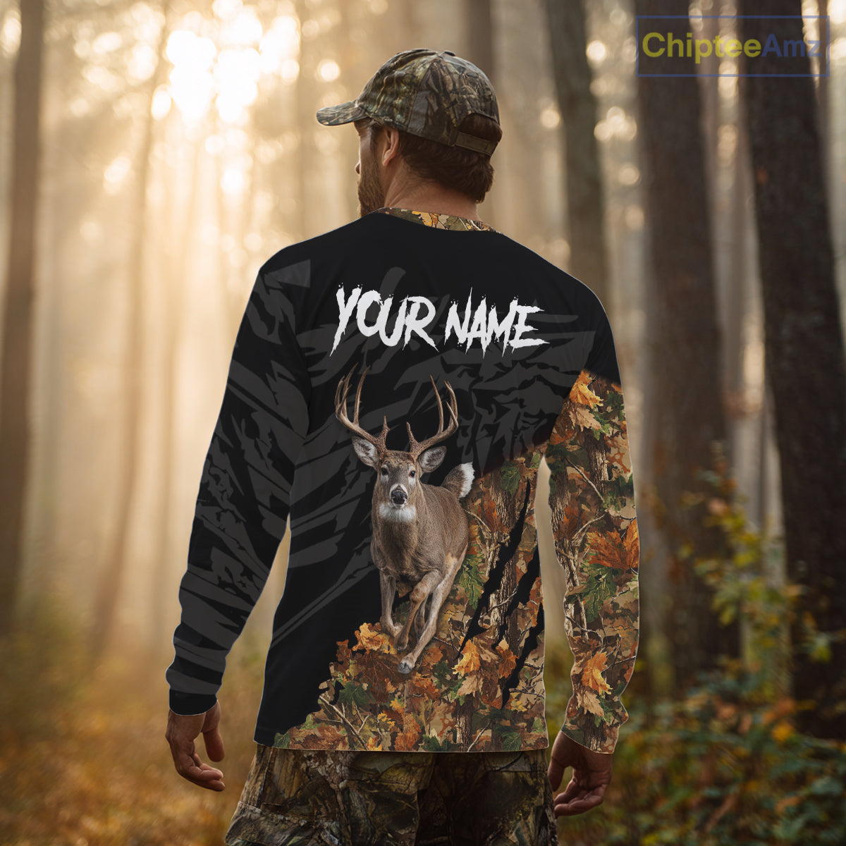 Deer Hunting Big Game Camo Custom Name 3D All Over Print Shirts, Hunting Gifts NHT196