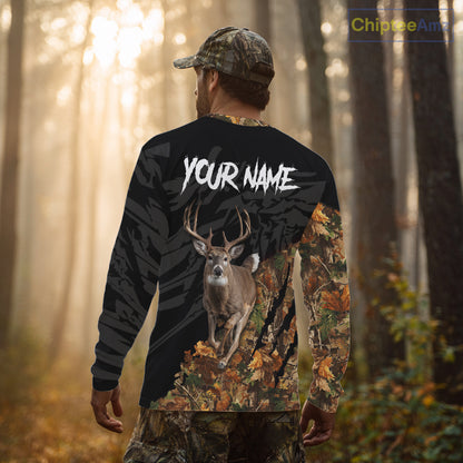 Deer Hunting Big Game Camo Custom Name 3D All Over Print Shirts, Hunting Gifts NHT196