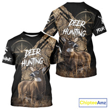 Load image into Gallery viewer, Custom Deer Hunting Shirt with Compass Design, Best for Hunting Season NHT287