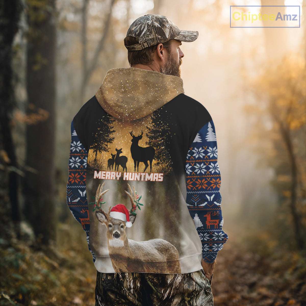 Personalized Huntmas Deer Hunting Shirt, Merry Huntmas Deer hunting Christmas Gifts NHT289