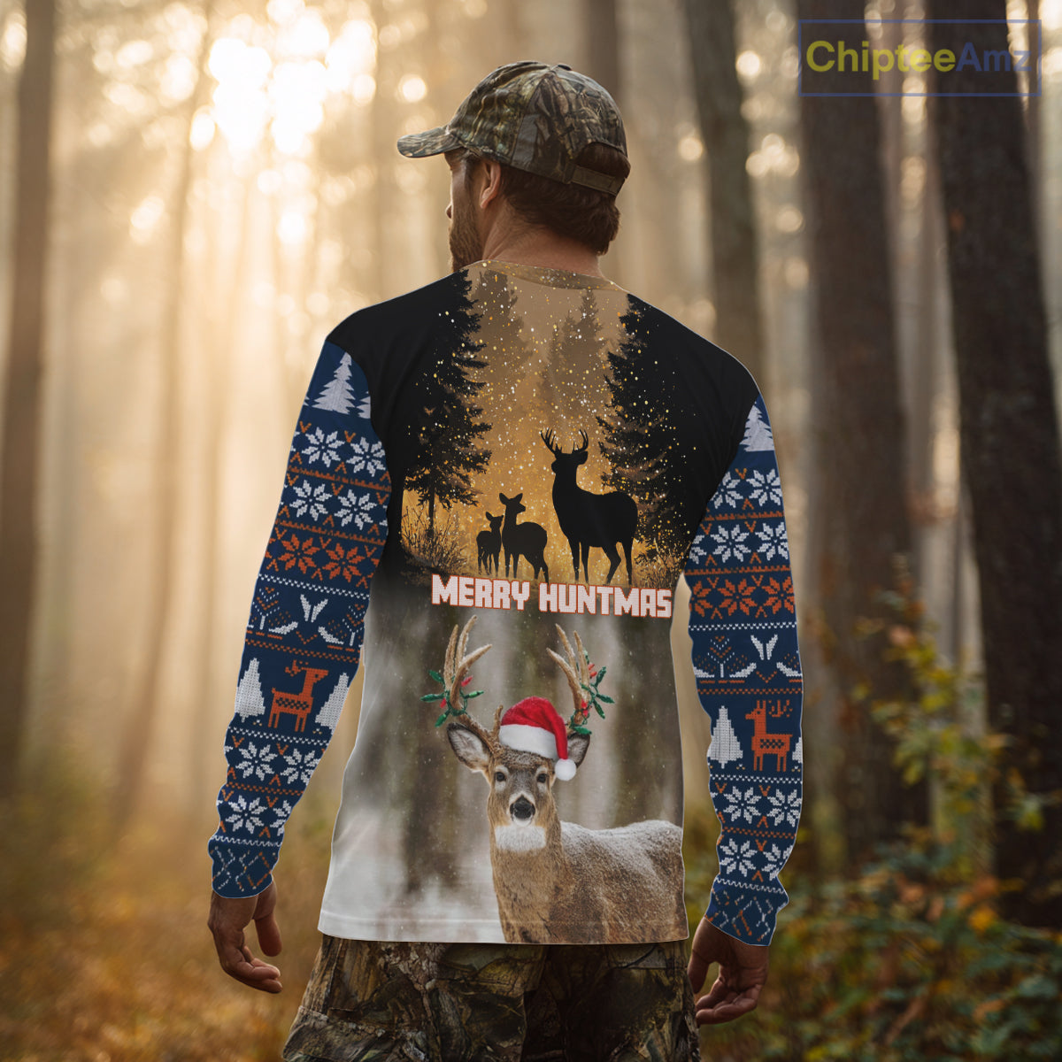 Personalized Huntmas Deer Hunting Shirt, Merry Huntmas Deer hunting Christmas Gifts NHT289