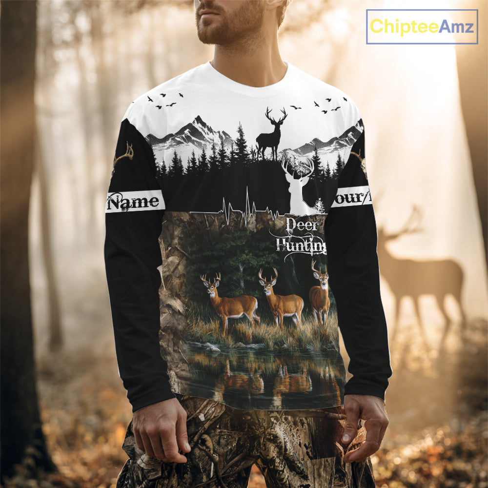 Personalized Deer Hunting Clothing, Hunting Hoodie for Men NHT367