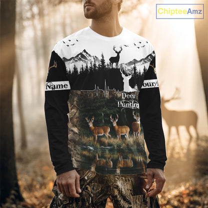 Personalized Deer Hunting Clothing, Hunting Hoodie for Men NHT367