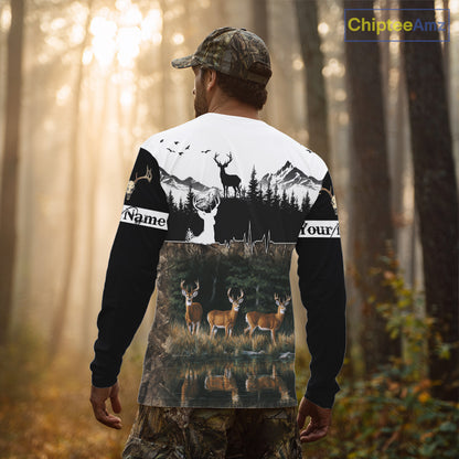 Personalized Deer Hunting Clothing, Hunting Hoodie for Men NHT367
