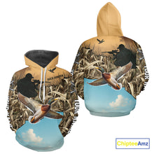 Load image into Gallery viewer, Duck Hunting Camo Shirt For Duck Hunters, Best Hoodie Hunting Gifts NHT373