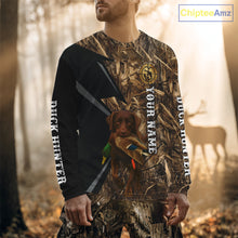Load image into Gallery viewer, Duck Hunting Camo Winter with Black Lab 3D All Over Printed Shirt, Perfect Gift for Waterfowl Hunters NHT250