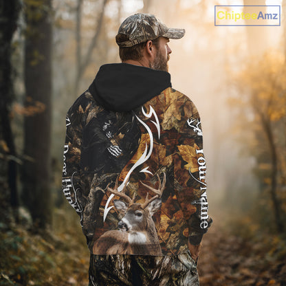 Deer Hunting Bow Grim Reaper Camouflage Shirts for Deer Hunters, Bow Hunting Shirts NHT317