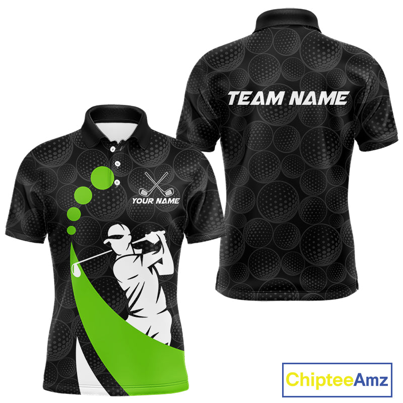 Custom Ball Golf Polo Shirt For Dad – Personalized Name & Team Design, Father’S Day Gift Idea NHT669