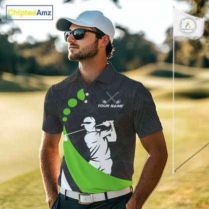 Custom Ball Golf Polo Shirt For Dad – Personalized Name & Team Design, Father’S Day Gift Idea NHT669