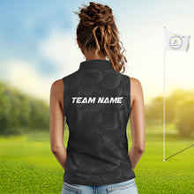 Load image into Gallery viewer, Custom Ball Womens Sleeveless Golf Polo Shirt For Mom – Personalized Name &amp; Team Design, Mother’s Day Gift Idea NHT669