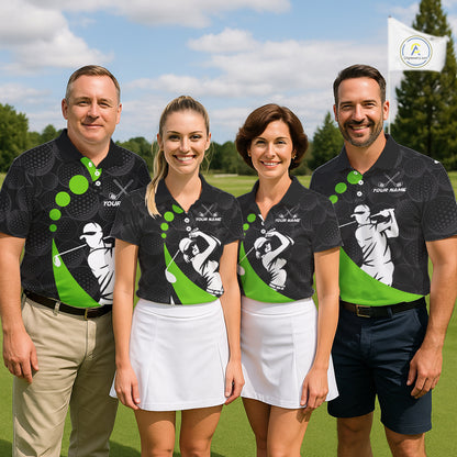Custom Ball Golf Polo Shirt For Dad – Personalized Name & Team Design, Father’S Day Gift Idea NHT669