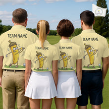 Load image into Gallery viewer, Funny Banana Mens Golf Polo Shirt, Custom Golf Polo For Men, Golf Jersey For Golf Lovers NHT906