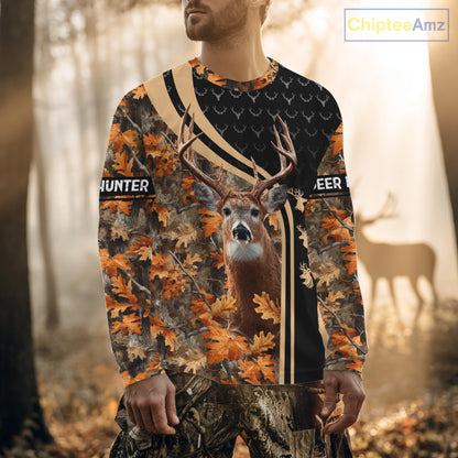 Custom Camo 3D Animal Deer Hunting Shirt Best Hunting Clothes For Season NHT67