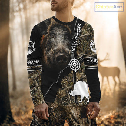 Wild Boar Hunting Shirt Best Design For Hunting Season Beautiful Hunting Clothes For Hunters NHT112