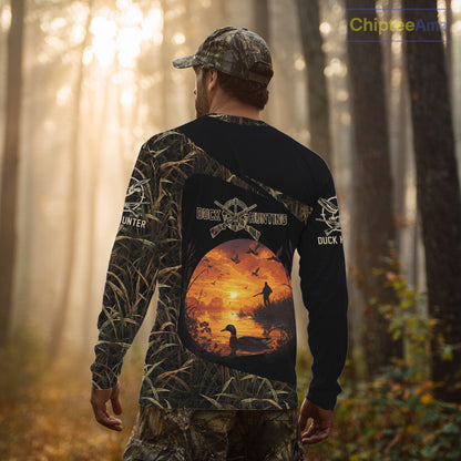Personalized Duck Hunting 3D All Over Printed Camo with Custom Name Outdoor Gift for Hunters NHT117