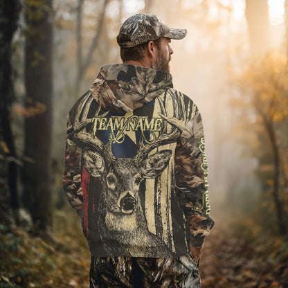 Deer hunting Shirt 3D All Over Print With Texas Flag & Forest Camo Best Gift For Hunter NHT30