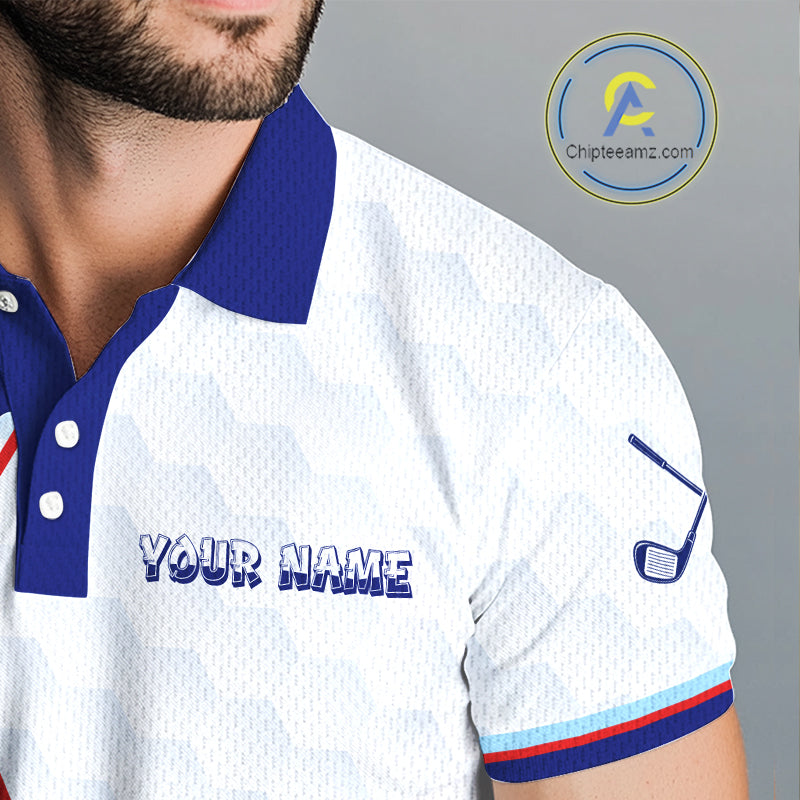 Custom Popsicle Pattern Mens Golf Polo, Personalized Summer Sweet Golf Shirt, Custom Golf Jersey, Familly Team Shirt NHT698