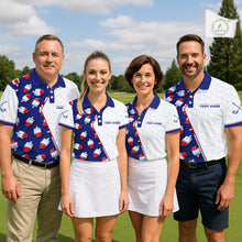 Load image into Gallery viewer, Custom Popsicle Pattern Womens Golf Polo, Personalized Summer Sweet Golf Shirt, Custom Golf Jersey, Familly Team Shirt NHT698
