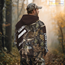 Load image into Gallery viewer, Custom Camo Deer Shed 3D Animal Deer Hunting Shirt Best Hunting Clothes For Season NHT213