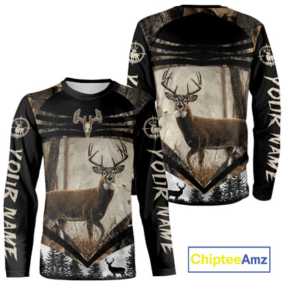 Best Deer Hunting Shirt 3D Custom Name Hoodie, Hunting Sweatshirt for Men NHT349