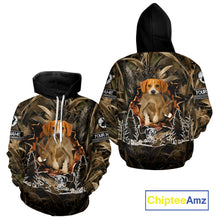 Load image into Gallery viewer, Custom Rabbit Hunting with Beagle Dog 3D Prints Camouflage Shirts, Rabbit Hunting Gifts NHT365