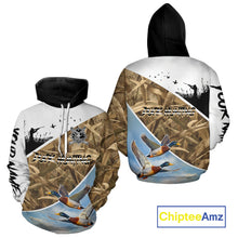 Load image into Gallery viewer, Mallard Duck Hunting Shirts, Best Hoodie Hunting Gifts, Duck Hunting Camo Shirts NHT375