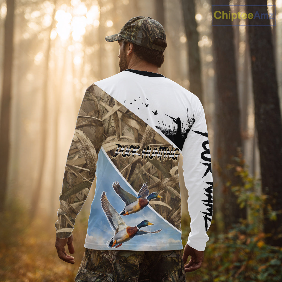 Mallard Duck Hunting Shirts, Best Hoodie Hunting Gifts, Duck Hunting Camo Shirts NHT375
