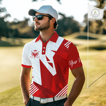 Personalized Golf Shirt For Dad – Custom Name & Team Name Polo, Father’S Day Gift For Golfer NHT670