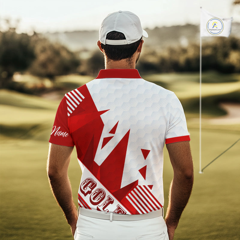 Personalized Golf Shirt For Dad – Custom Name & Team Name Polo, Father’S Day Gift For Golfer NHT670