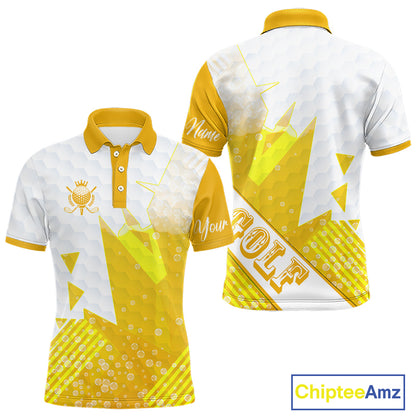 Personalized Golf Shirt Beer Style – Custom Name Polo, Gift For Dad, Golfer Gift Idea NHT672