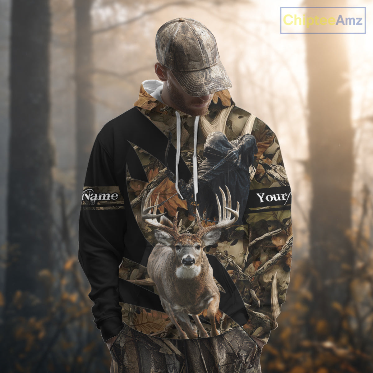 Custom Camo Deer Shed 3D Animal Deer Hunting Shirt Best Hunting Clothes For Season NHT220