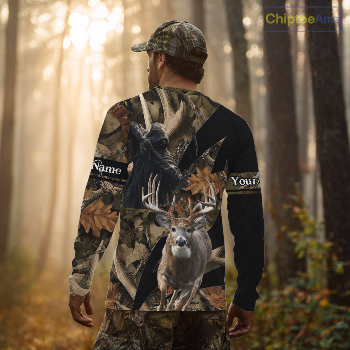 Custom Camo Deer Shed 3D Animal Deer Hunting Shirt Best Hunting Clothes For Season NHT220