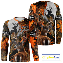 Load image into Gallery viewer, Whitetail Deer Hunting Orange Camo 3D Printed Shirts,  Hunting Hoodie Gift for Men NHT327