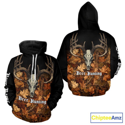 Deer Hunting Orange Camouflage Custom Name 3D Shirts, Custom Deer Hunting Clothes NBT194