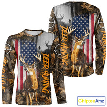 Load image into Gallery viewer, Orange Deer Hunting Camouflage Personalized Hunting Shirt, Hoodie Hunting Shirt For Men NBT308
