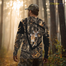 Load image into Gallery viewer, Personalized Whitetail Deer Hunting Brown Camouflage 3D All Over Printed Shirt NBT277