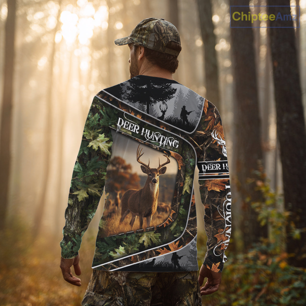 Deer Hunting Custom Name Camo Shirts - Personalized Hunting Clothes for Deer Hunting Season NBT38