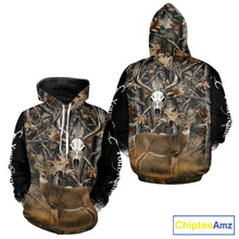 Load image into Gallery viewer, Deer Buck Camouflage Custom Name 3D All Over Printed Shirts, Deer Hunting Shirt, Hunting Accessories NBT337