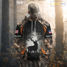 Load image into Gallery viewer, Deer Hunting Fall Forest Camo 3D All Over Printed Shirts, Deer Hunting Season NBT233