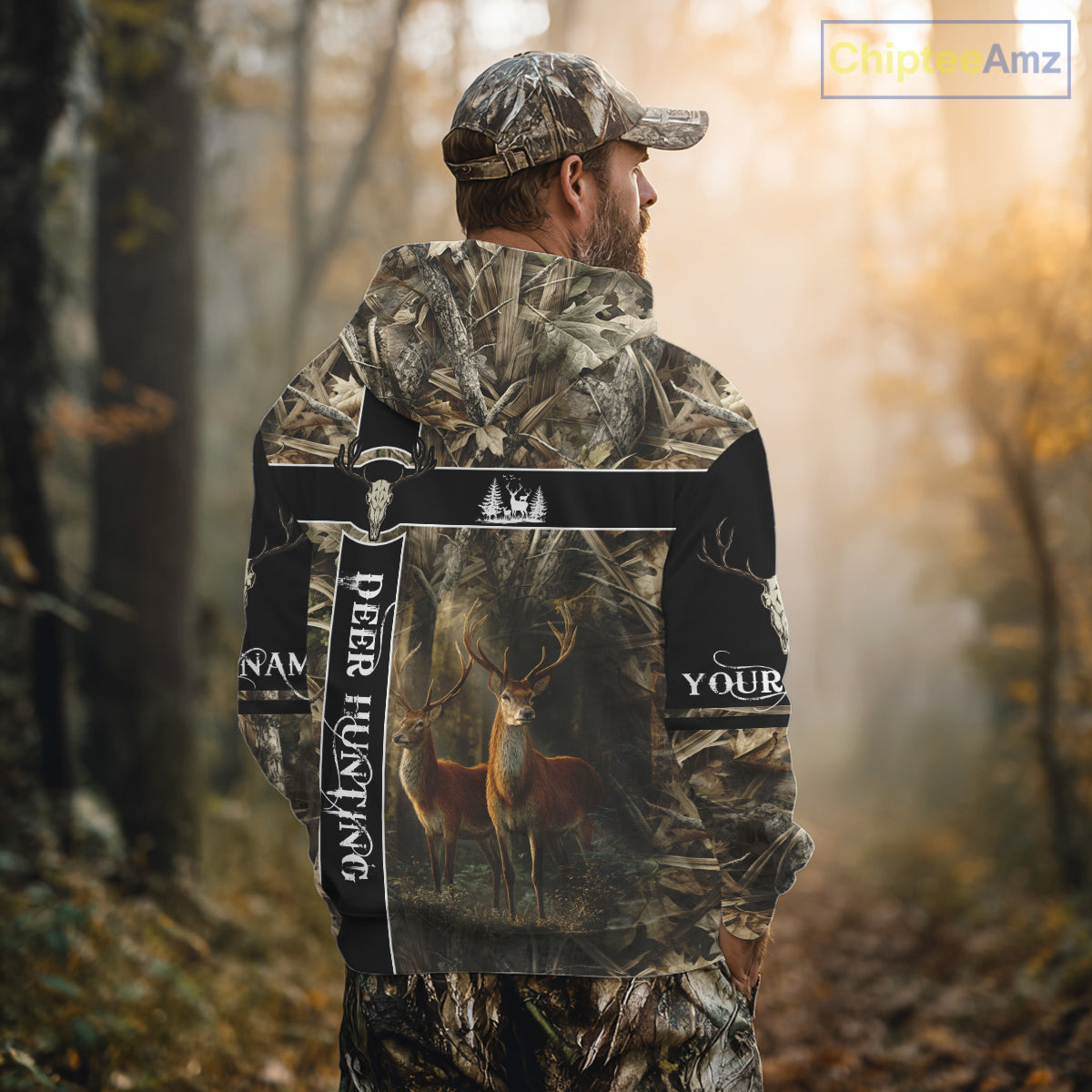 Best Camouflage Deer Hunting Shirt for Hunter, Deer Hunting Crew Shirt, Hunting Gifts NBT53