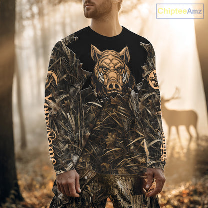 Best Wild Boar Hunting Camouflage Hunting Clothes, Boar Hunting Outfit, Hunting Gifts NBT161