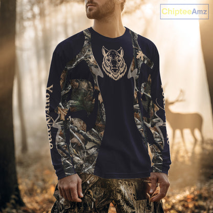 Best Wild Boar Hunting Camo Custom Name Shirts for Hunter, Gifts for Hunters NBT171