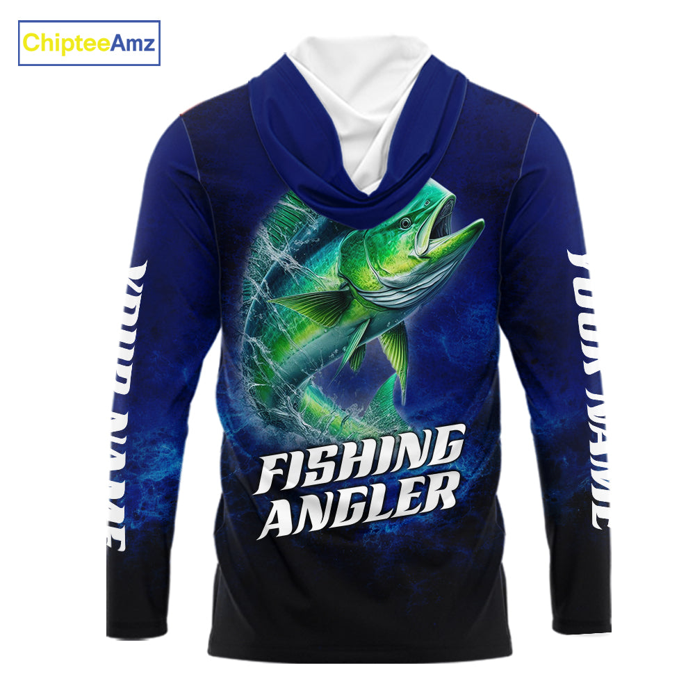 Personalized Mahi Mahi Fishing Hood UV Protection Saltwater Fishing Shirts NBT373