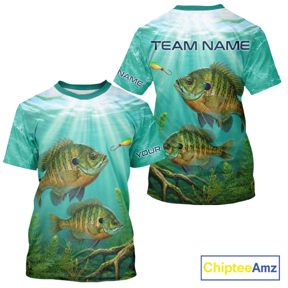 Custom Bluegill Fishing Jerseys, Bluegill Tournament Fishing T-Shirt For Team NBT860