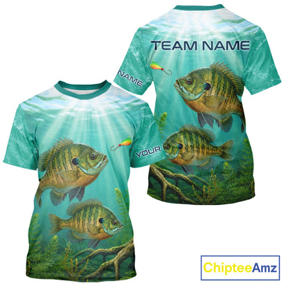 Custom Bluegill Fishing Jerseys, Bluegill Tournament Fishing T-Shirt For Team NBT860