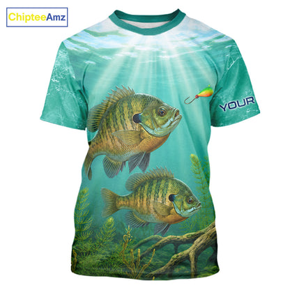 Custom Bluegill Fishing Jerseys, Bluegill Tournament Fishing T-Shirt For Team NBT860