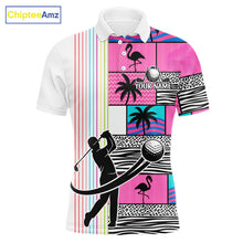 Load image into Gallery viewer, Custom Funny Golfer Animal Print Pattern Golf Polo Shirts, Golf Shirt For Men, Golf Gifts NBT702