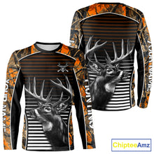 Load image into Gallery viewer, Custom Whitetail Deer Hunting Orange Camouflage 3D Printed Shirts, Hunting Gifts NBT226