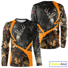 Load image into Gallery viewer, Deer Hunting Dark Brown Camouflage 3D All Over Printing Shirts, Hunting Gifts for Men NBT232